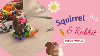 How to make a Squirrel &amp; Rabbit friendship so sweet | Are you ready now ? Get it together !!