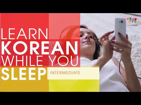 Learn Korean while you Sleep! Intermediate Level! Learn Korean words & phrases while sleeping! Video
