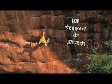 Ganesh [5.14a] First ascent by Gérôme Pouvreau