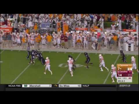 2016 USC vs Tennessee - Darius English and Rashad Fenton Sack