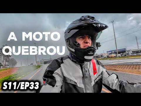 A MOTO NÃO AGUENTOU A BR 319 NA AMAZÔNIA E PAROU DE FUNCIONAR - S11/EP33