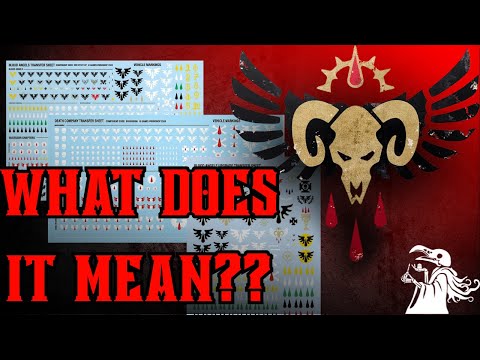 Explaining EVERY Blood Angels Symbol! - The COMPLETE Guide to Organizing your Blood Angels Army