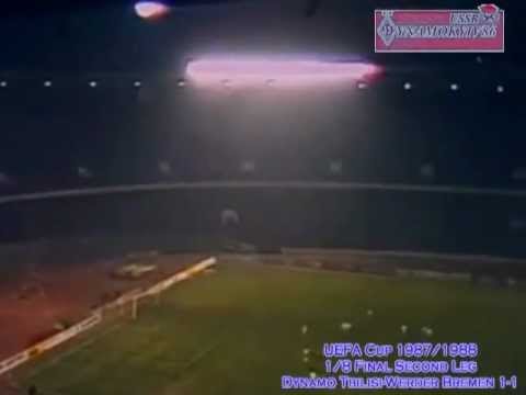 Dinamo Tbilisi 1-0 Werder Bremen 09.12.1987