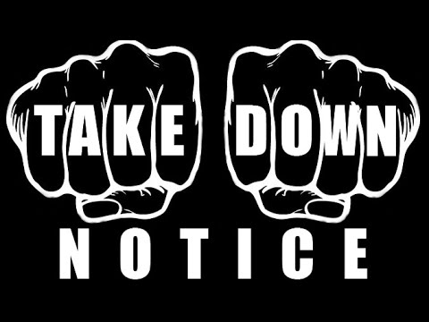 Take Down Notice - 2021-0721