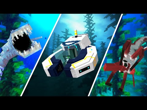 The Best New Mods for Underwater Exploration in Minecraft!! - all versions