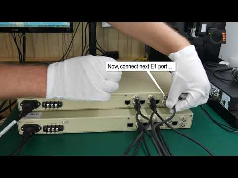 SNMP / IP remote managed 4E1 to 4 Ethernet converter - inverse mux