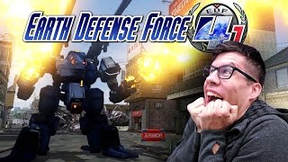 MOBILE SUIT DUMDUM - Earth Defense Force 4.1 Gameplay Part 4