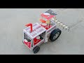 How To Make Matchbox Tractor Cultivator At Home DIY Tractor Science Project Ideas J Mani Ideas