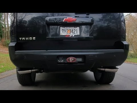 Before and After Gibson Performance Split Exhaust Vs Muffler Delete on Chevy Tahoe