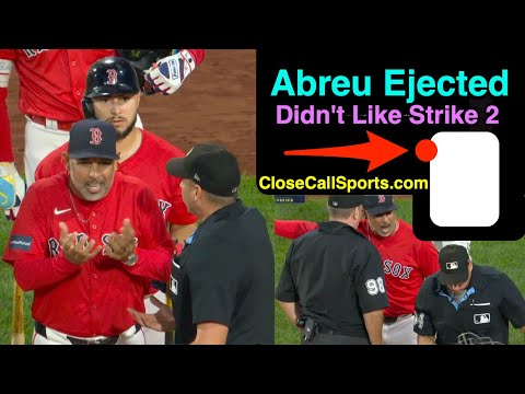 E159 - Wilyer Abreu Ejected on Strikeout Arguing Paul Clemons' Earlier Strike Call: "That's a Joke"