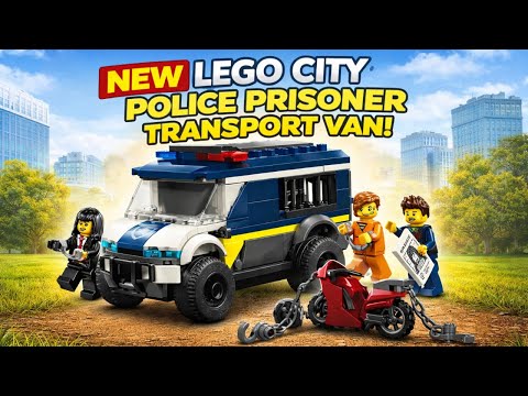 LEGO City Police Prisoner Transport Van 60479 Speed Build 2026 New
