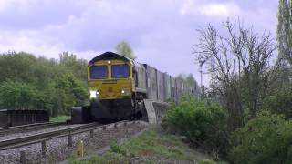 preview picture of video 'Ely to Peterborough Line Near Whittlesey 05.05.2012 Part 2/2'