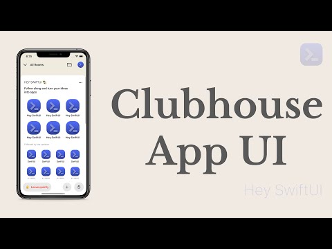 Clubhouse - Swift UI  - Speed Code Recreate