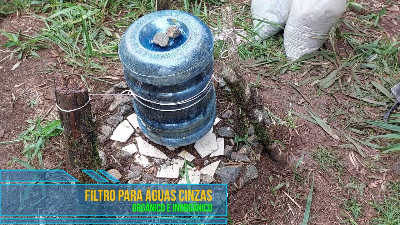 Filtro natural para águas cinzas: Pesquisa da Embrapa e UFV