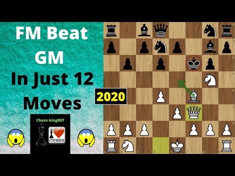 12 YEARS OLD FM BEAT GM IN JUST 12 MOVES 2020 [FULL HD]