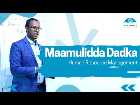 Maamulidda Dadka | Human Resource Management