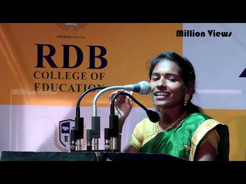 RAMYA J Hilarious Speech Boys Vs Girls in Family scenario