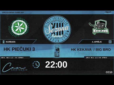 2024 04 04 | HK PIEČUKI 3 (PC3) - HK ĶEKAVA  / BIG BRO (KE3) | CC10