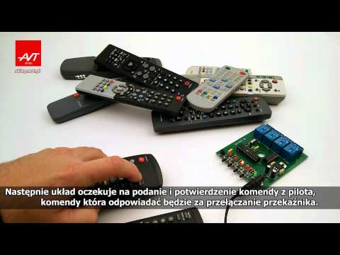 AVT1815 - 4-kanałowy przełącznik sterowany dowolnym pilotem IR