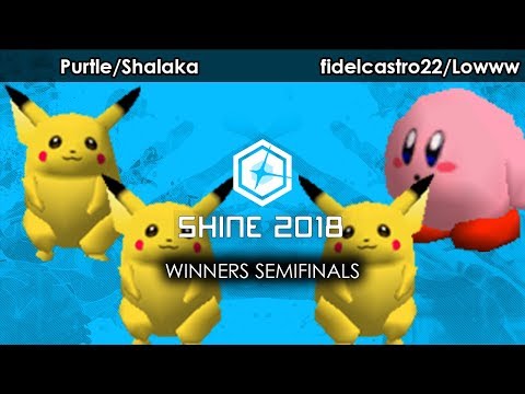 Smash 64: Purtle/Shalaka V fidelcastro22/Lowww - Shine 2018 Tournament