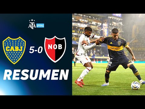 Boca Juniors 5 vs. Newells 0 | #TorneoClausura2025 | RESUMEN | FECHA 11