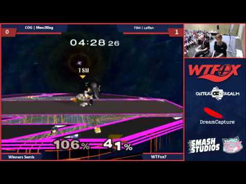 WTFox: COG | Mew2King vs TSM | Leffen Winners Semis