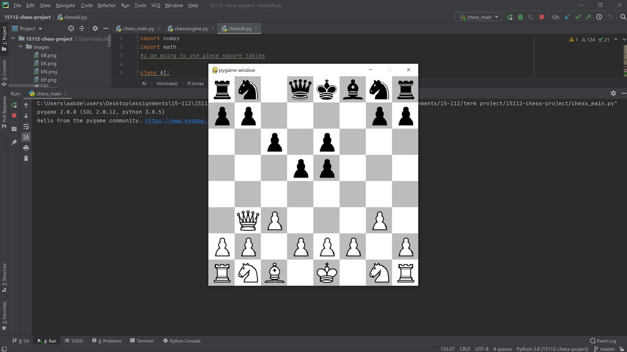 15-112 final project: Chess with AI