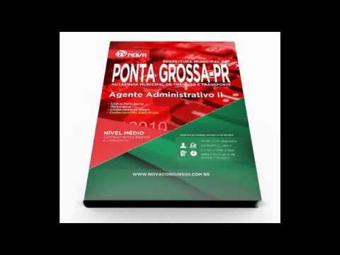 Apostila Concurso Ponta Grossa 2015 - Agente Administrativo II