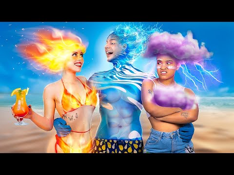 Faísca de Elemental Desapareceu! Elementos na vida real! Meu crush se apaixonou pela Faísca!