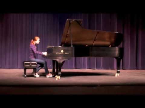 Alexandra Lee Rice (12) - Wolfgang Amadeus Mozart - Sonate in F Major I Allegro Nov 4 2011