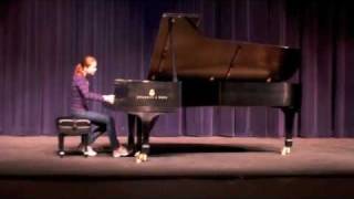 Alexandra Lee Rice (12) - Wolfgang Amadeus Mozart - Sonate in F Major I Allegro Nov 4 2011