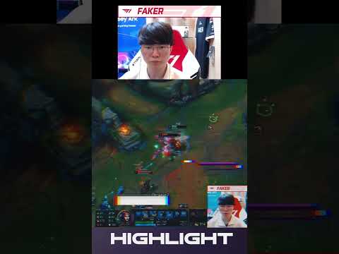 Faker (LeBlanc) Catch me if u can #highlights #shorts
