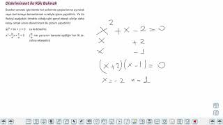 Eğitim Vadisi 10.Sınıf Matematik 16.Föy II.Dereceden Denklemler 3 Konu Anlatım Videoları
