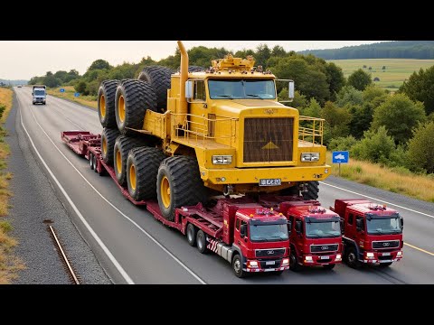 Extreme Dangerous Transport Skill Operations Oversize Truck | Biggest Heavy Equipment Machines