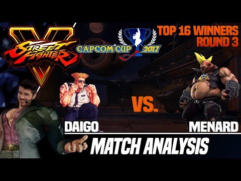 SFV Match Analysis: Capcom Cup 2017 TOP 16 - Daigo vs. MenaRD
