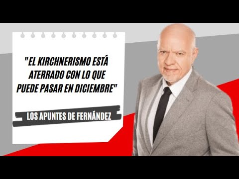 Jorge Fernández Díaz: “El kirchnerismo está aterrado con lo que puede pasar en diciembre”