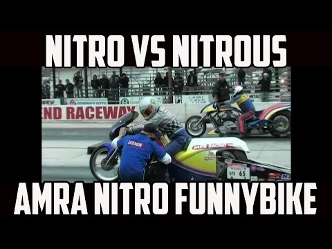 Nitro vs Nitrous! AMRA Funnybike Class