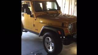 2003 Jeep Wrangler Bump Stop Replacement
