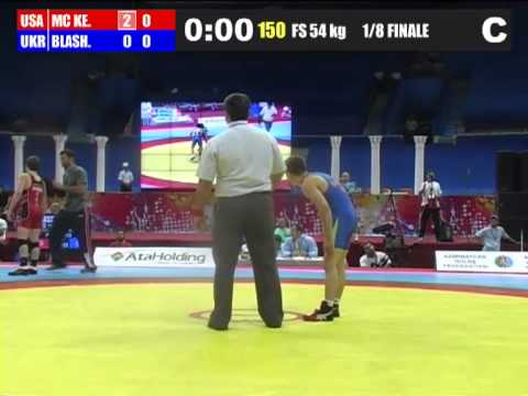 54kg  1/8 MC KENNA christopher(USA) - BLASHCHAK Viktor(UKR)