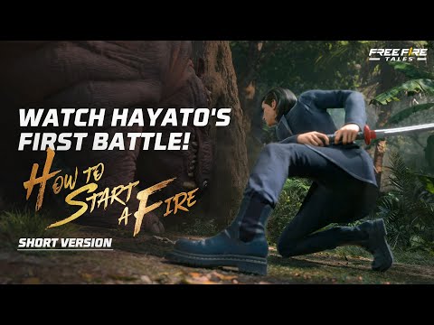 Hayato's First Battle! | How to Start a Fire Short Version | Free Fire Tales