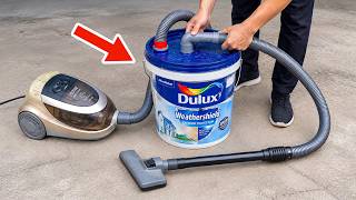Don't Throw Away an Empty Bucket! Make a Genius Filterless Vacuum Cleaner Everyone Wants