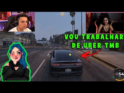 RENATA REAGINDO AOS CLIPES DE LUAN GTA RP #3