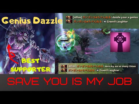[Dota 2 Dazzle Highlights]You ARE a GENIUS - Dazzle| Legion Commander Nevers DIE,Heal you WHOLE GAME