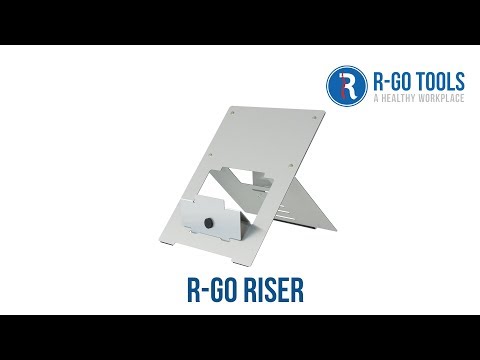 Een Laptopstandaard R-Go Tools Riser Flexible zwart koop je bij KantoorProfi België BV