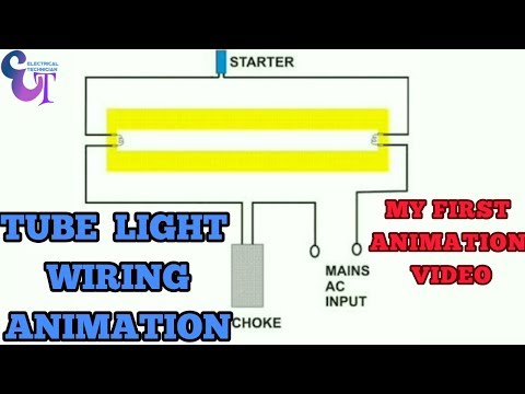 Tube light connection || tube light connection with one choke | how to connect tube light connection Video