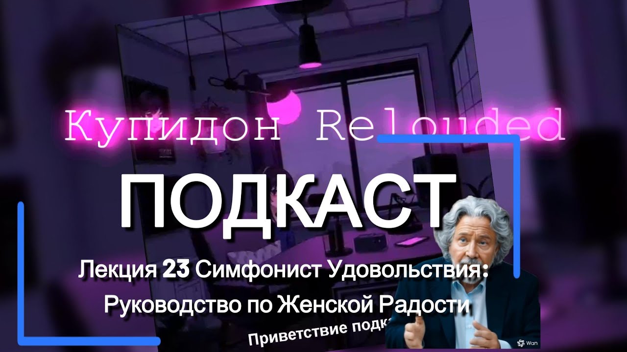 Подкаст 'Купидон Reloaded'🚩Лекция 23 - Симфонист Удовольствия Руководство по Женской Радости