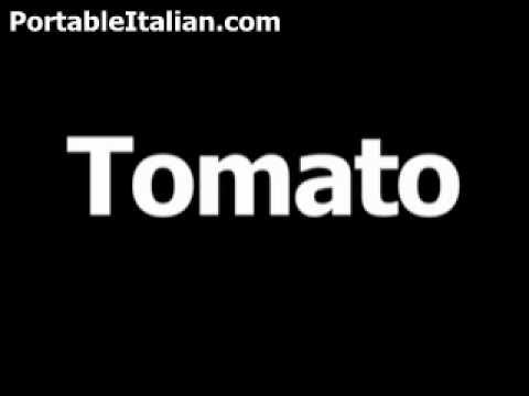 Italian word for tomato is il pomodoro