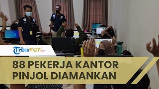 Dua Kantor Pinjaman Online di Jakarta Barat Digerebek Polisi, 88 Orang Berhasil Diamankan