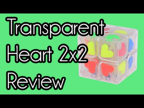 FunsPuzzle ShiShuang Transparent Heart 2x2 Review | iCubeMart