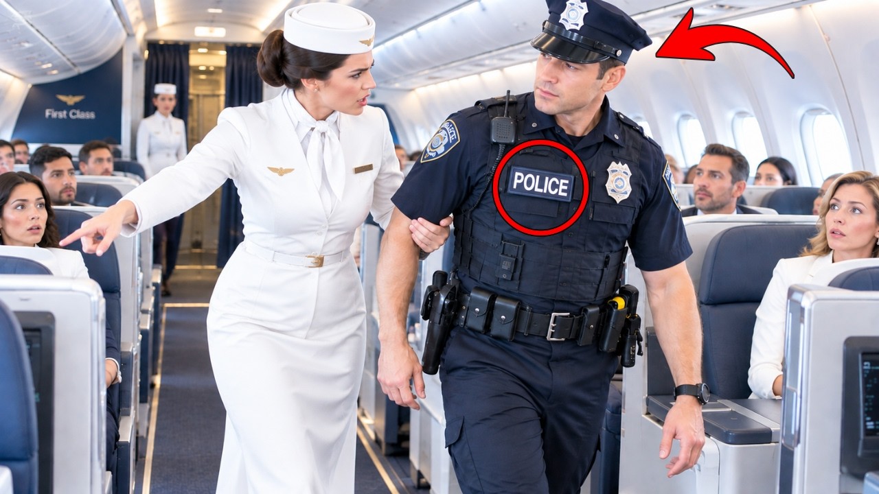 Rich Flight Attendant Orders Off Duty Police Officer Out Of First Class Cabin — What Happens Next…